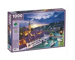 Пазлы Энергия+ Берн, Швейцария, Восход и закат солнца, 1000 элементов, 83637