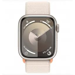 Смарт годинник Apple Watch Series 9 GPS 41mm Starlight Aluminum Case w. Starlight S. Loop (MR8V3) - мініатюра 2
