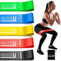 Резинки для фітнесу BraveU спортивні набір еспандер 5 шт - мініатюра 2