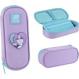 Пенал Kite Kawaii Love фиолетовый (K25-599-20)