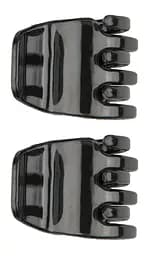 Набор заколок для волос Titania Зубец, 3.5 см, черный, 2 шт. (7937 B)