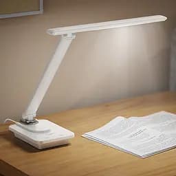 Настільна LED лампа Hoco HX12 Eye protection foldable table lamp White - мініатюра 5