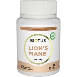 Їжовик гребінчастий Biotus Lion's Mane 500 мкг 30 капсул