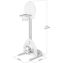 Баскетбольний кошик Mealux Rocket (KD-H011 White) - мініатюра 3