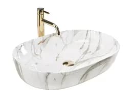 Умивальник Rea Cleo 60,5x41 aiax shine (REA-U9656)