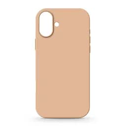 Силиконовый чехол для Apple iPhone 16 Plus, ICON2 Case, золотой, противоударный, панель, защита всего корпуса, матовая поверхность Soft Touch, выступает над дисплеем, совместим с защитными стеклами и пленками, с микрофиброй, ArmorStandart (ARM79631)