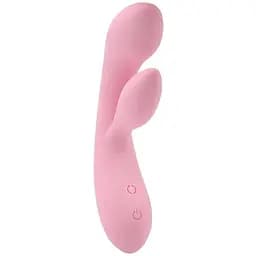 Вибратор-кролик Aphrovibe Dual Fulfill Bunny 20.5 см розовый