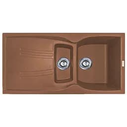 Кухонна мийка Adamant NEW LINE PLUS terra-cotta 975x495x235 мм, з крилом 97,5 см