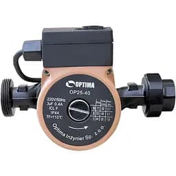 Насос циркуляционный Optima OP25-60 180 мм + гайки + кабель с вилкой