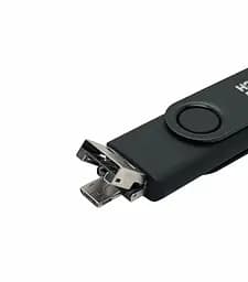 Флеш-накопичувач XON FlashDrive MultiConnect 128GB (USB 3.0 + USB Type-C + MicroUSB) Чорний (FX3M128PB 7652) - мініатюра 6