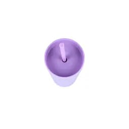 Охолоджуюча матова склянка 473 мл BPA-Free з трубочкою 21х6.5см violet - мініатюра 3