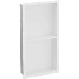 Полка для душа встроенная Nett YW-60, металлическая 60 см Белый