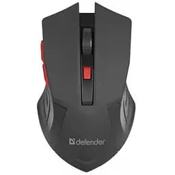 Мишка Defender Accura MM-275 Black-Red (52276)