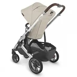 Прогулянкова коляска Uppababy Cruz V2 - Declan + Люлька Uppababy Carrycot-Declan-Oat Melange Silver Frame - мініатюра 11