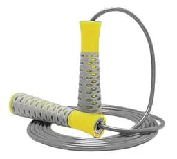 Скакалка PowerPlay 4206 Jump Rope PRO+ Серо-желтая 2,75 м (PP_4206_Grey/Yellow)