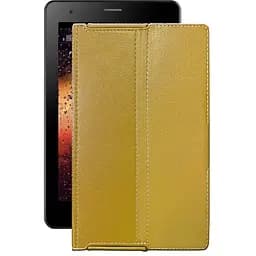 Чохол StatusCASE з екошкіри для планшету Fly Flylife Connect 10.1 3G 2 Золотий