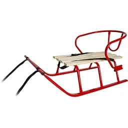 Санки Vitan Лайка зі спинкою червоні (2030058)