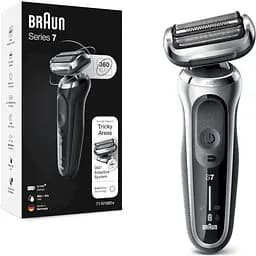 Електробритва Braun Series 7 71-S1000s silver/black (6851748) - мініатюра 3