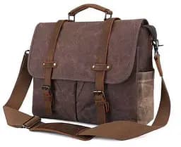 Сумка-портфель на плече 20116 Vintage коричневий