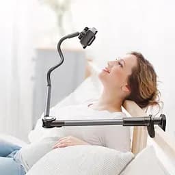 Тримач Baseus Otaku life rotary adjustment lazy holder Pro LUZQ000013 чорно сірий - мініатюра 8