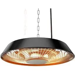 Інфрачервоний обігрівач Neo Tools стельовий 1500 Вт, Чорний (90-037)