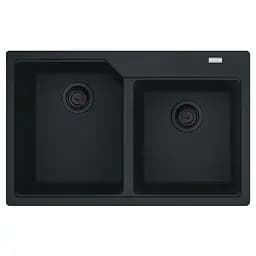 Кухонна мийка Franke Urban UBG 620-78 Black Edition (114.0699.237) гранітна - врізна - Чорний матовий - (пластиковий коландер у комлекті)