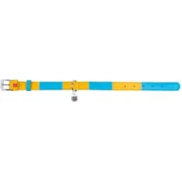 Нашийник для собак Waudog Glamour Colors of freedom, шкіряний, з QR паспортом, М, 30-39х2 см - мініатюра 2