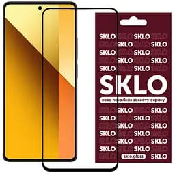 Захисне скло SKLO 3D для Xiaomi Redmi Note 13 5G/13 Pro 4G/5G / 14s / Poco M6 Pro 4G / F6 Pro Чорний
