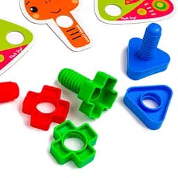 Гра-конструктор "Fisher-Price. Maxi болтики" Рус Vladi Toys 20х27х6 см det0012940 - мініатюра 4