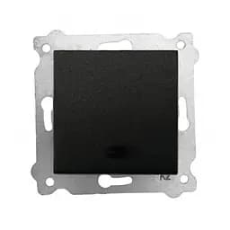 Механізм вимикача EXEN одинарного врізного, чорний