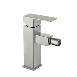 Змішувач для біде Lidz Kubis 001AF (k35) LDKUB001AFNKS46097 Nickel Нержавіюча сталь