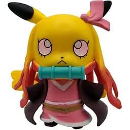 Фигурка Незуко Камадо Пикачу Клинок, рассекающий демонов Pikachu Nezuko Demon Slayer 9 см Китай CH DS CKN 9