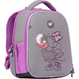 Рюкзак каркасний Yes H-100 Minnie Mouse, сірий з бузковим (552174) - мініатюра 2
