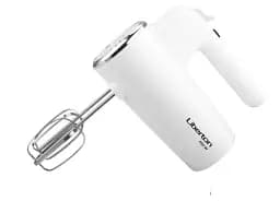 Міксер Liberton LHM-2804, White, 450W, ручний, 6 швидкостей, вінчики, гаки для замісу тіста