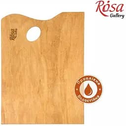 Палитра Rosa Gallery деревянная под этюдники подольского типа прямоугольная промасленная 38,5х28,5 см 