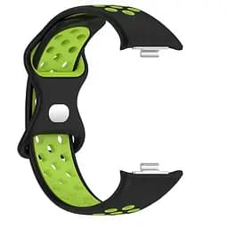 Ремінець DK CDK для Xiaomi Redmi Watch 5 Silicone Sport Band Nike (017600) (black / green) - мініатюра 2