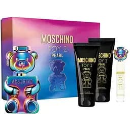 Набор Moschino Toy 2 Pearl 100 мл 100 мл лосьон для тела 100 мл гель для душа мини