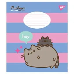 Зошит Yes Pusheen The Cat A5, 12 аркушів в лінію (767613)