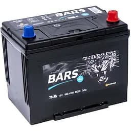 Акумулятор Bars 75Ah Asia Ев (-/+) 640EN 260x173x225 мм