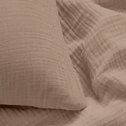 Комплект постільної білизни Cosas Brown Двоспальний муслін коричневий (Muslin_019Brown_El160-019Brown_180) - мініатюра 4