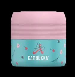 Термоконтейнер для еды Kambukka Bora Prima Ballerina, 400 мл, бирюзовый с розовым (11-06002)