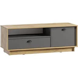 Тумба Moreli K-0003 1280x460x450 мм дуб аппалачі антрацитовий (mo-k003L-apalach-antracit)