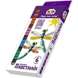 Набор воскового пластилина Гамма Творчество 6х72 г перламутровый со стеком  