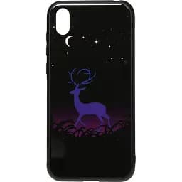 Чохол-накладка Toto Night Light Print Glass Case HuAwei Y5 2019 Deer
