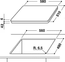 Варильна поверхня Whirlpool AKT 8090 NE - мініатюра 2