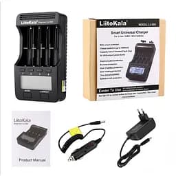 Універсальний інтелектуальний зарядний пристрій Liitokala Lii-500 EU на 4 канали