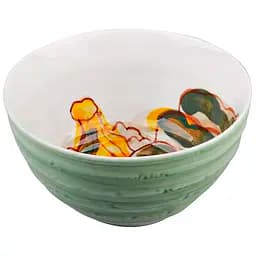 Салатник Lefard Тыква 16х10 см бело-зеленый