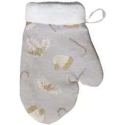 Рукавичка декоративна Прованс Шапочки на бежевому 26х18 см (37552)