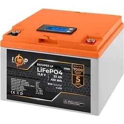 Акумулятор LogicPower LiFePO4 12.8V - 32Ah BMS 50A/25A LCD [23829] [109587] - мініатюра 2