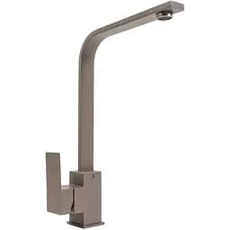 Смеситель кухонный Platinum 179 NES (3007) поворотный однорычажный из нержавеющей стали дюна (SP000041061)